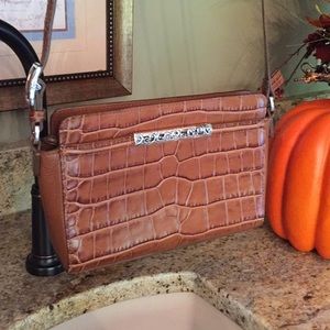 Brighton crossbody small brown handbag